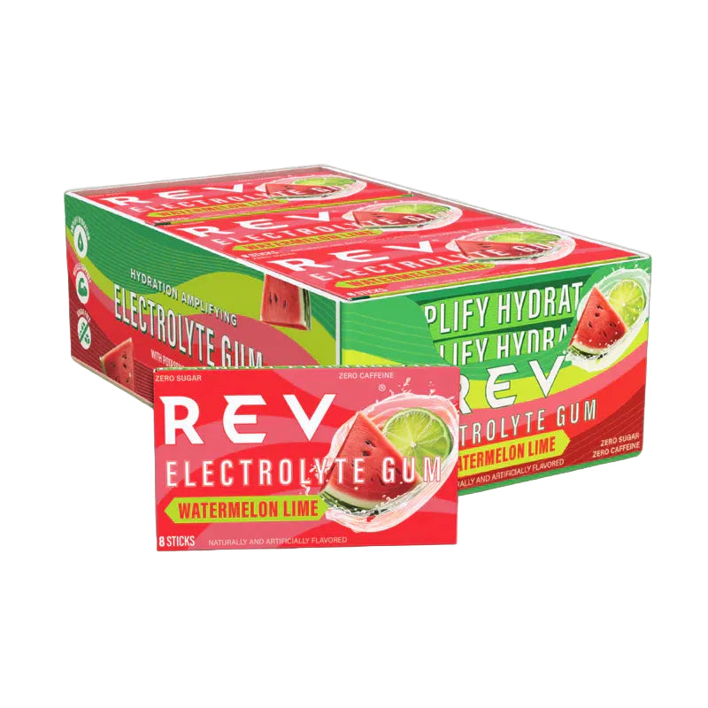 Chicle con Electrolitos Sandía-Limón
